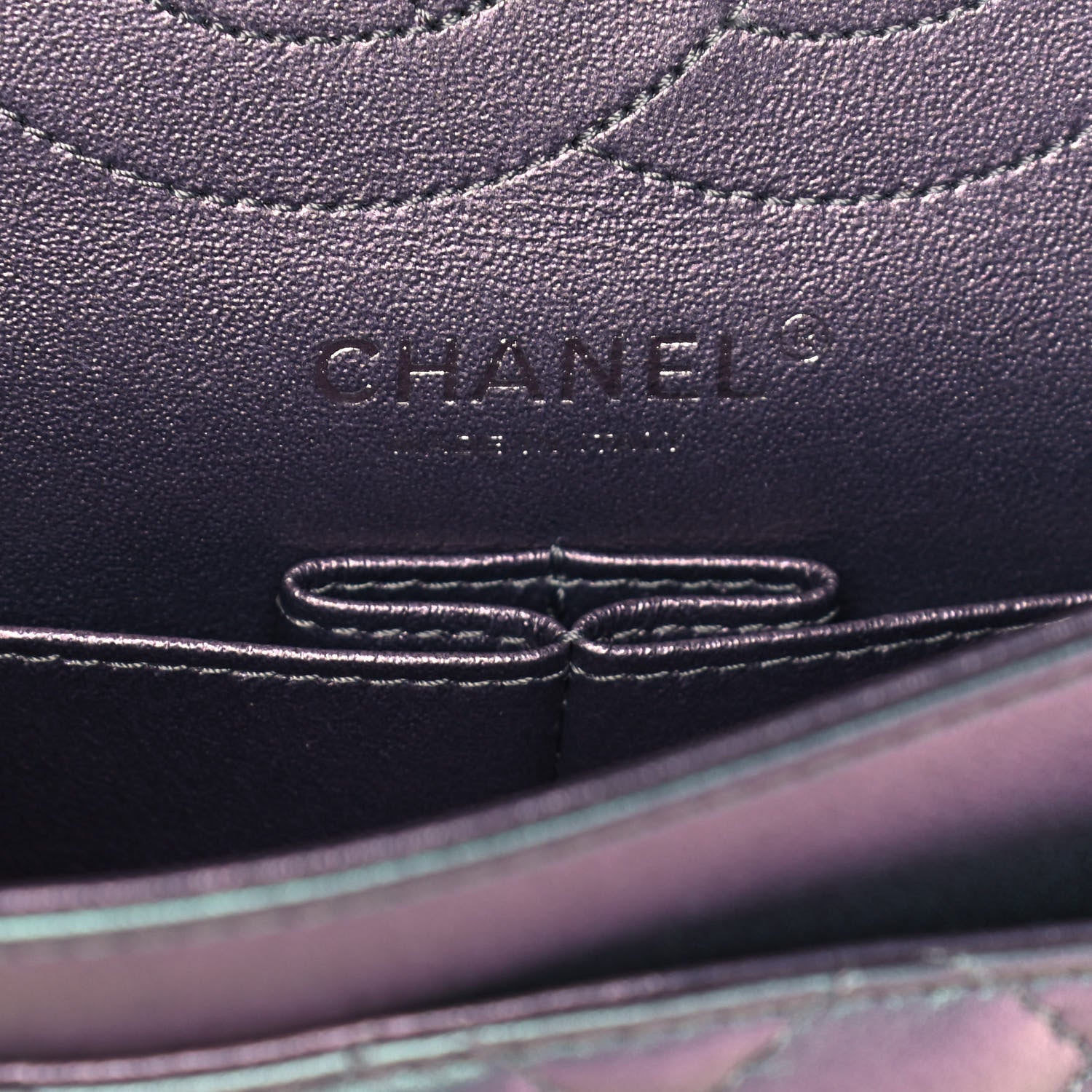 Chanel Iridescent Lambskin Quilted 2.55 Reissue 225 Flap Light Purple 6 of 13