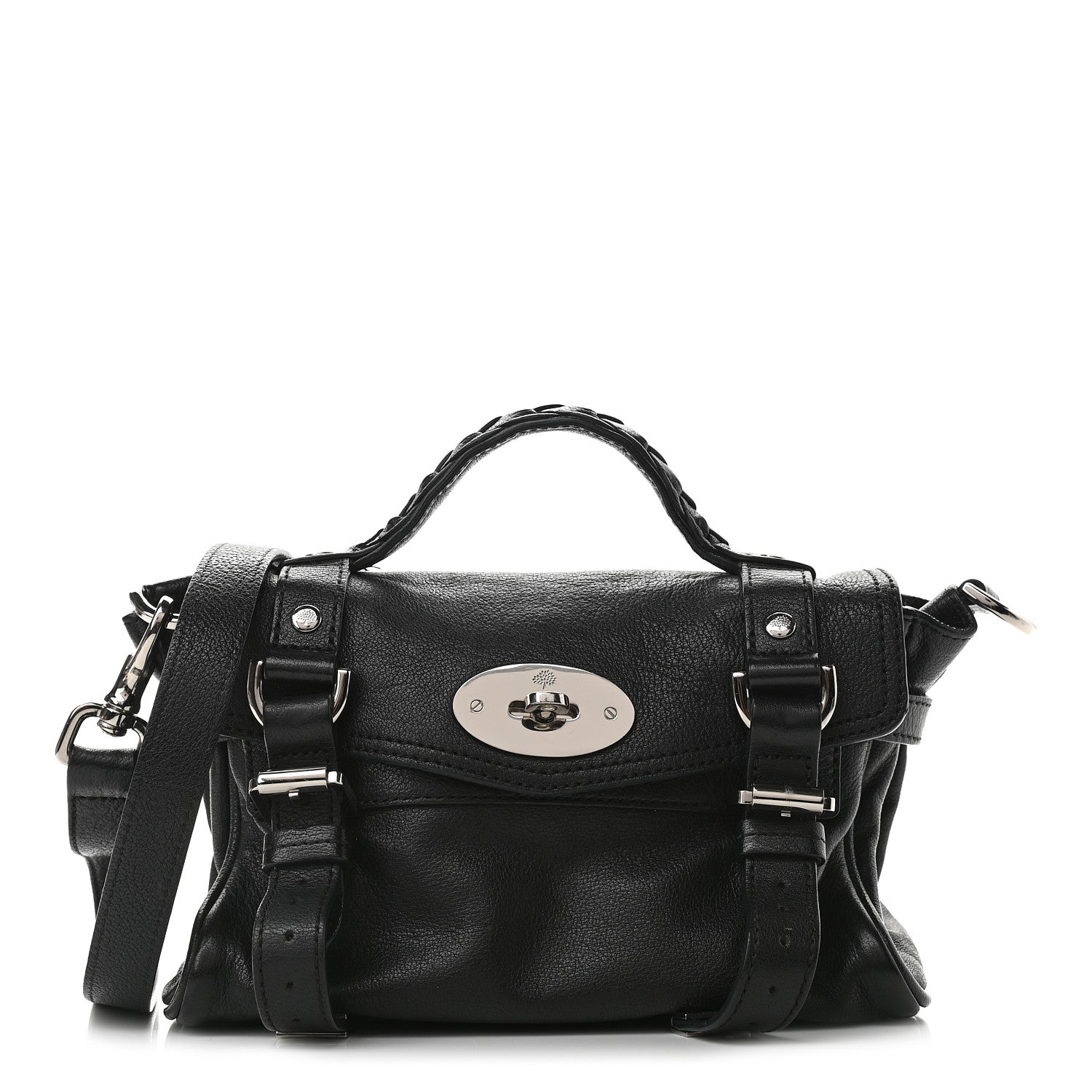 Mulberry Goatskin Mini Alexa Black 1 of 8