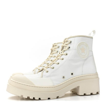 Christian Dior Technical Fabric D-Rise 35mm Boots 41 White 3 of 12