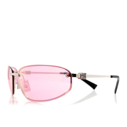 Miu Miu Metal Oval Sunglasses SMUA50 Pink 13 of 16
