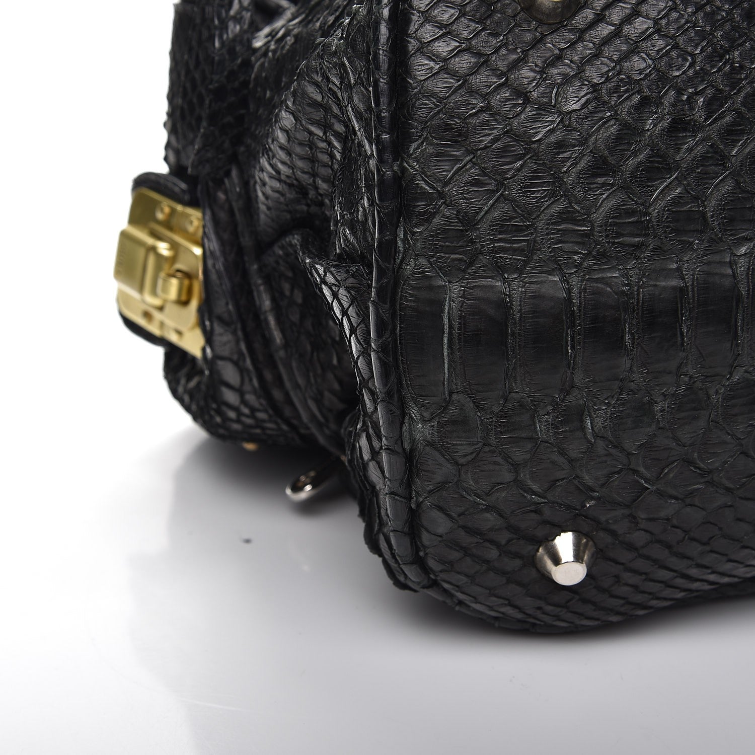 Chloe Python Large Betty Shoulder Bag Black 228536 – FASHIONPHILE