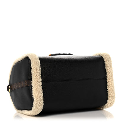 Louis Vuitton Calfskin Monogram Teddy Speedy Bandouliere 30 Black 4 of 9