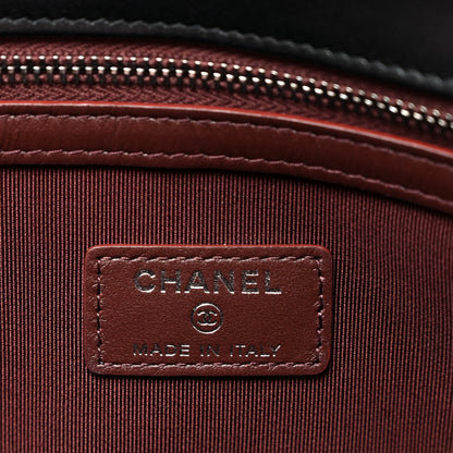 Chanel Lambskin Quilted Sleek And Chic Clutch Black Black 6 of 11