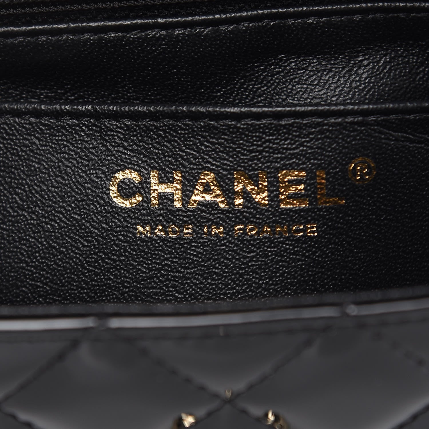 Chanel Patent Calfskin Quilted Mini Rectangular Flap Black 6 of 10