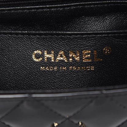 Chanel Patent Calfskin Quilted Mini Rectangular Flap Black 6 of 10