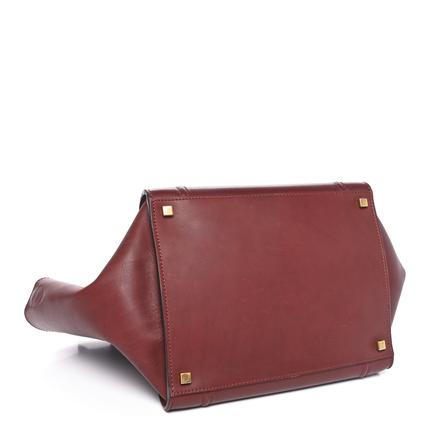 Supple Calfskin Medium Phantom Luggage Burgundy