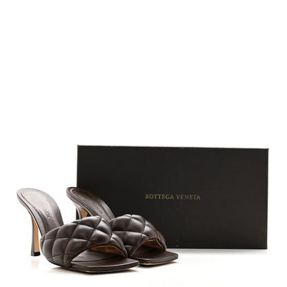 Bottega Veneta Nappa Matelasse Padded Mule Sandals 36.5 Chocolate 10 of 10