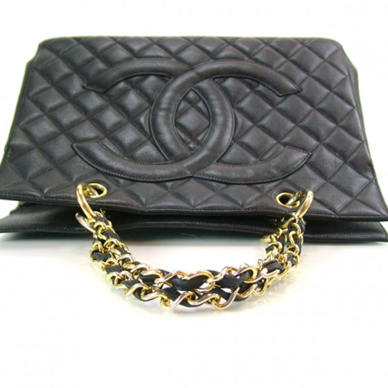 Chanel Caviar Timeless Grand Shopping Tote Black 12 of 12