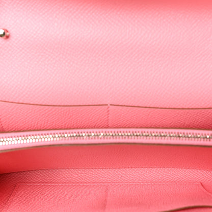 Hermes Epsom Kelly Wallet To Go Rose Confetti 5 of 8