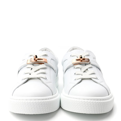 Hermes Calfskin Day Sneakers 39 White 2 of 9