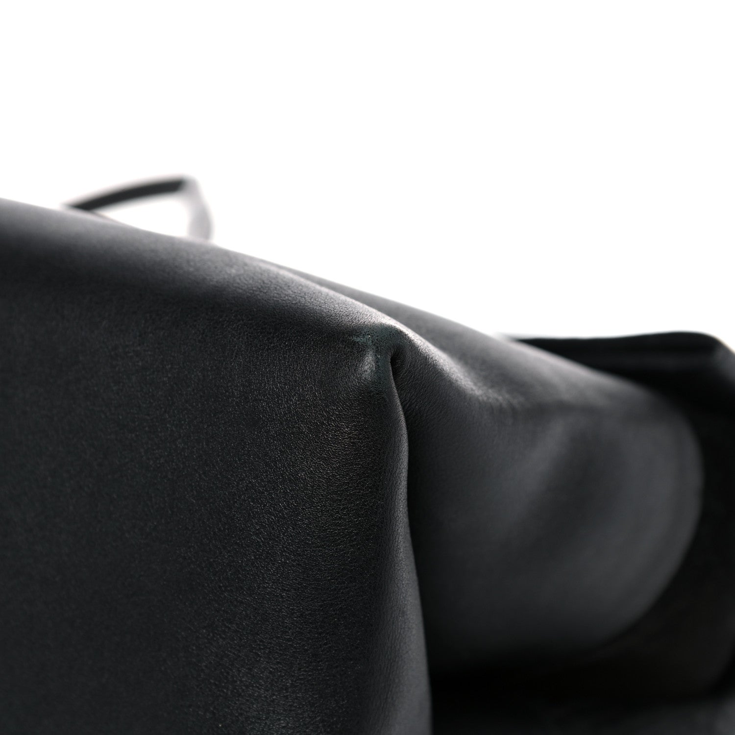 Celine Shrunken Lambskin All Soft Shoulder Bag Black 7 of 10