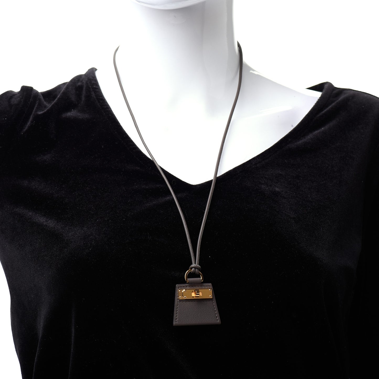 Swift Small Monpetitkelly Pendant Necklace Etain