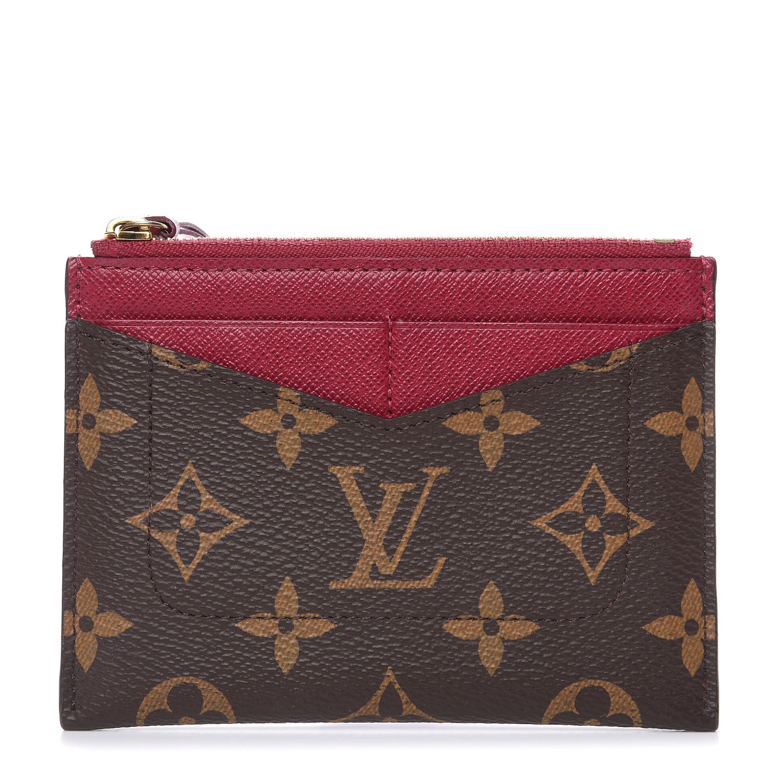Louis Vuitton Monogram Zipped Card Holder Fuchsia 1 of 6