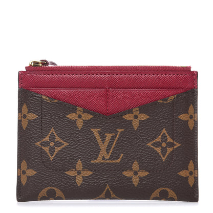 Louis Vuitton Monogram Zipped Card Holder Fuchsia 1 of 6