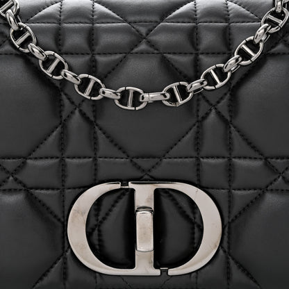 Christian Dior Calfskin Macrocannage Medium Caro Bag Black 8 of 10