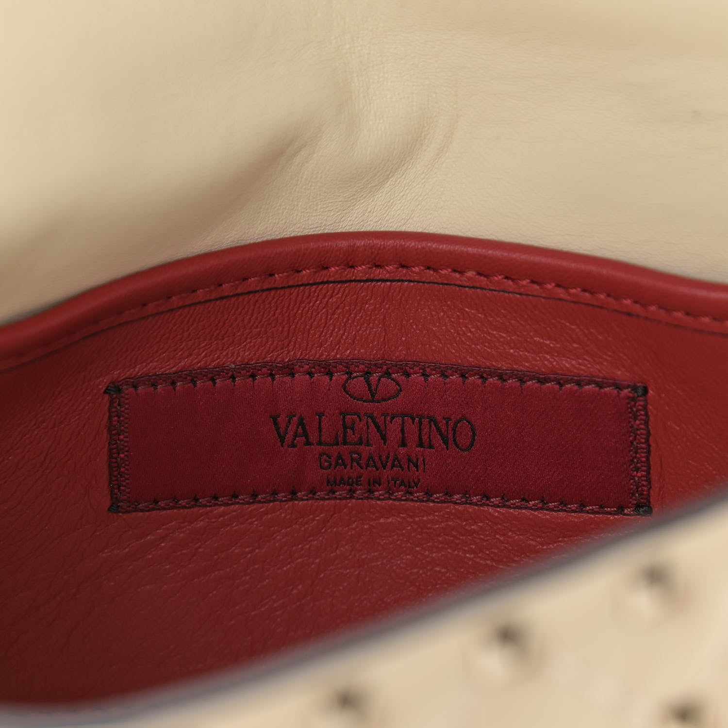 Valentino Garavani Nappa Small Rockstud Spike Shoulder Bag Light Ivory 6 of 10