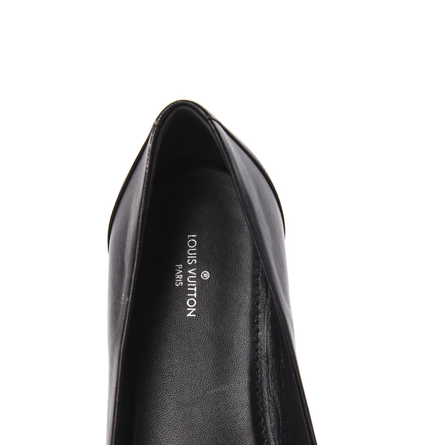 Louis Vuitton Lambskin Capucines Flat Ballerinas 37.5 Black 6 of 9