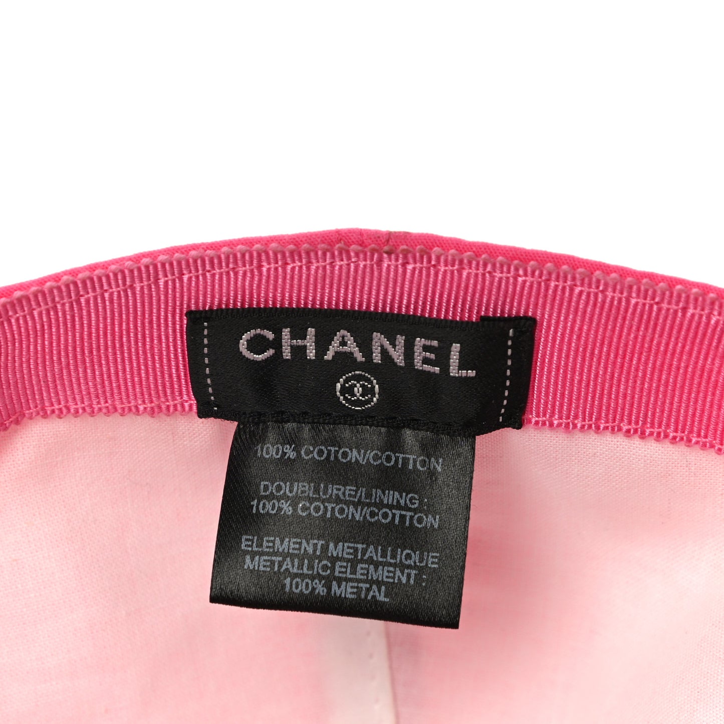 Cotton CC Cap Hat Fuchsia Orange