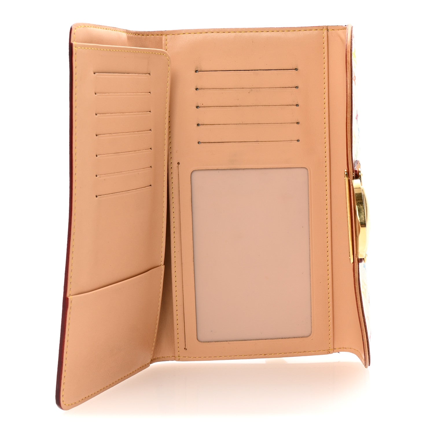 Louis Vuitton Monogram Multicolor Eugenie Wallet White 5 of 7
