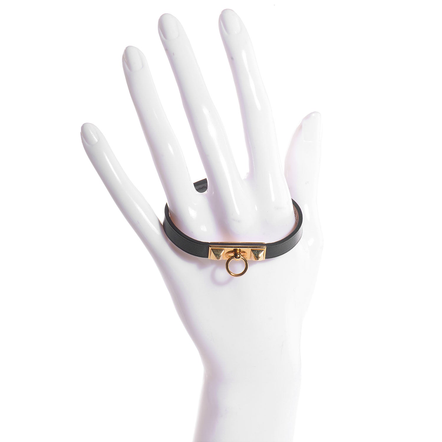 Hermes Chamonix Micro Rivale Bracelet Small Black 2 of 9