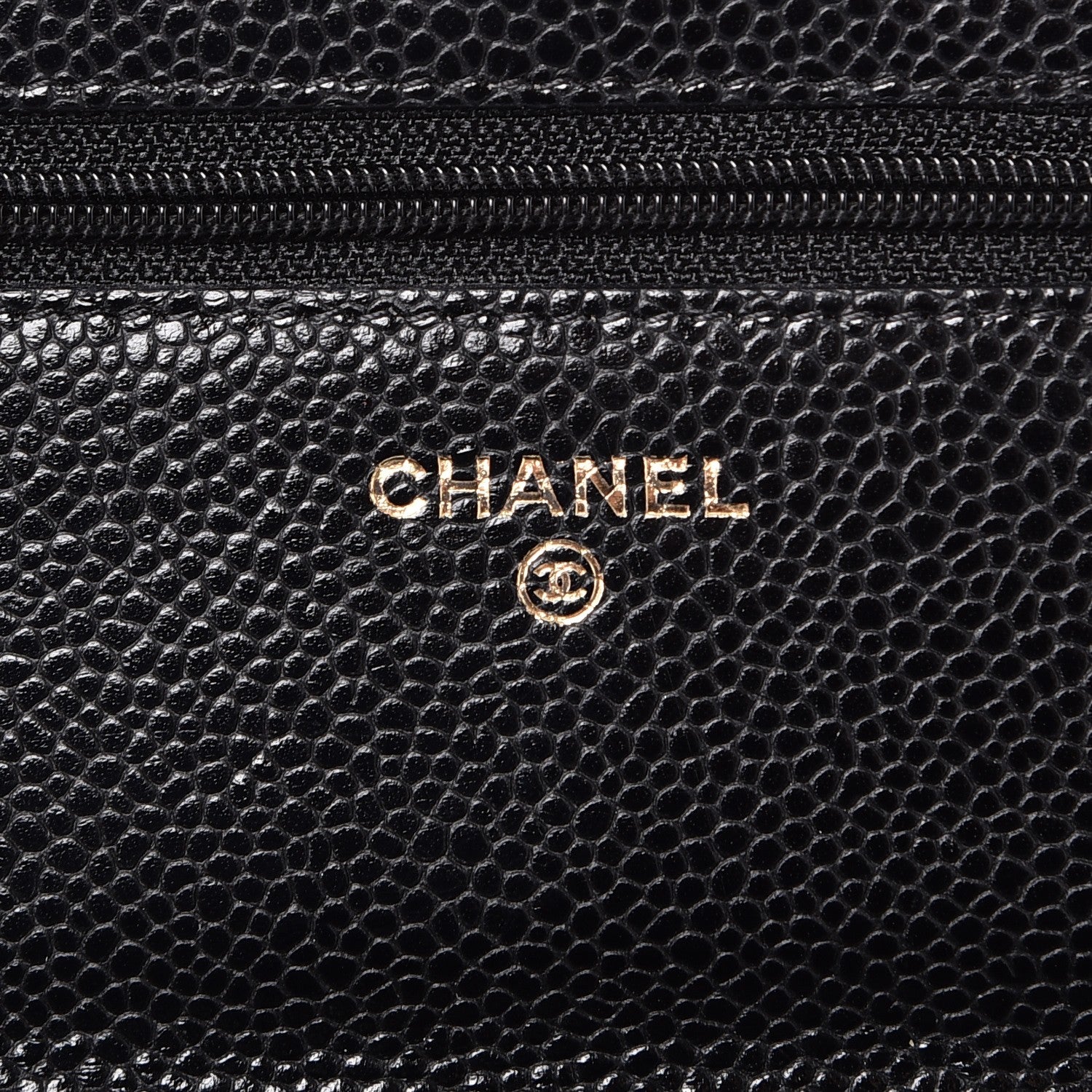 Chanel Caviar Quilted Wallet On Chain WOC Black 7 of 10