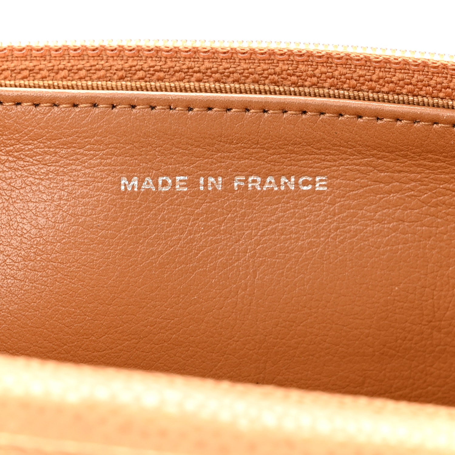 Chanel Metallic Caviar Quilted Wallet On Chain WOC Copper 7 of 12
