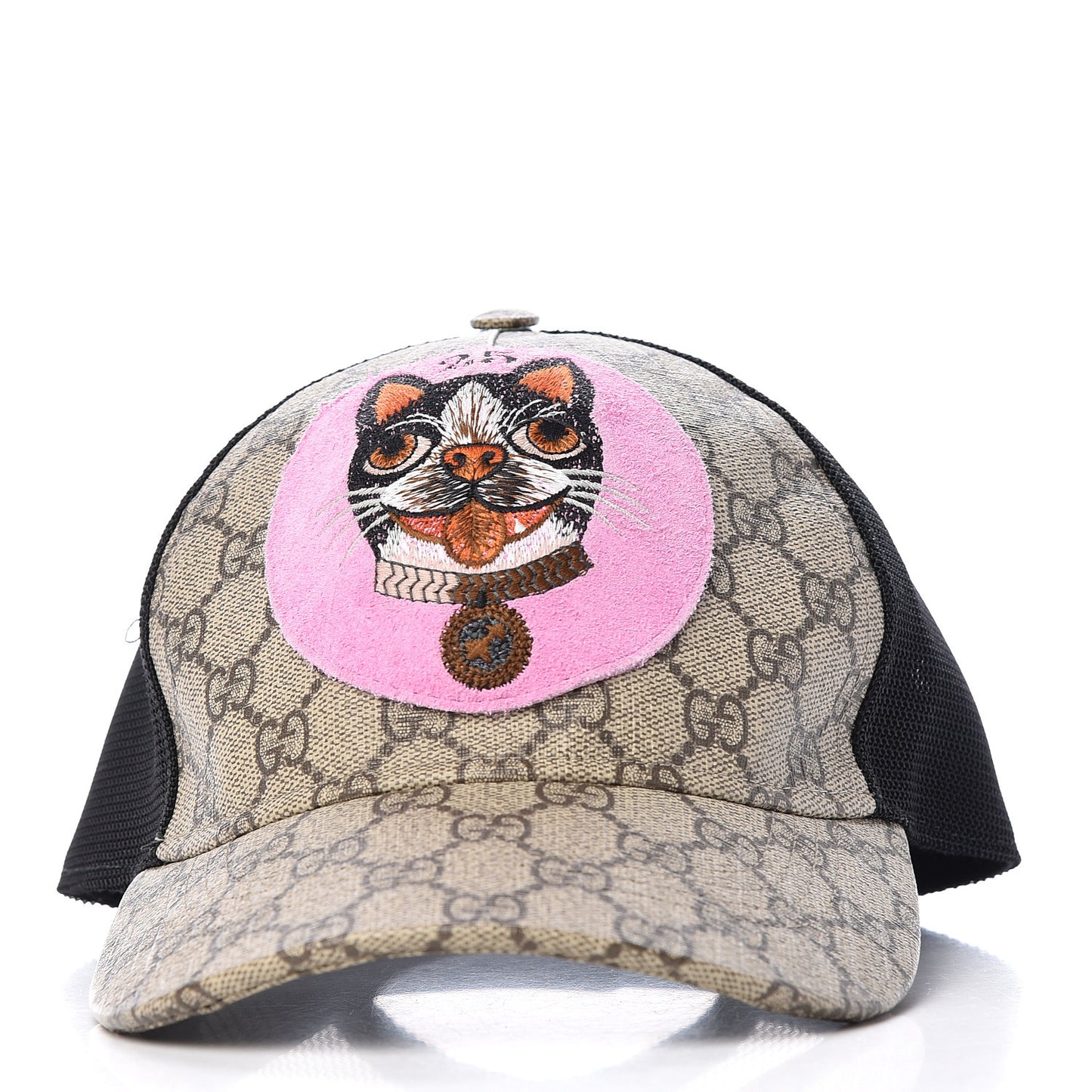 GG Supreme Monogram Bosco Patch Baseball Hat 57 Beige Malva
