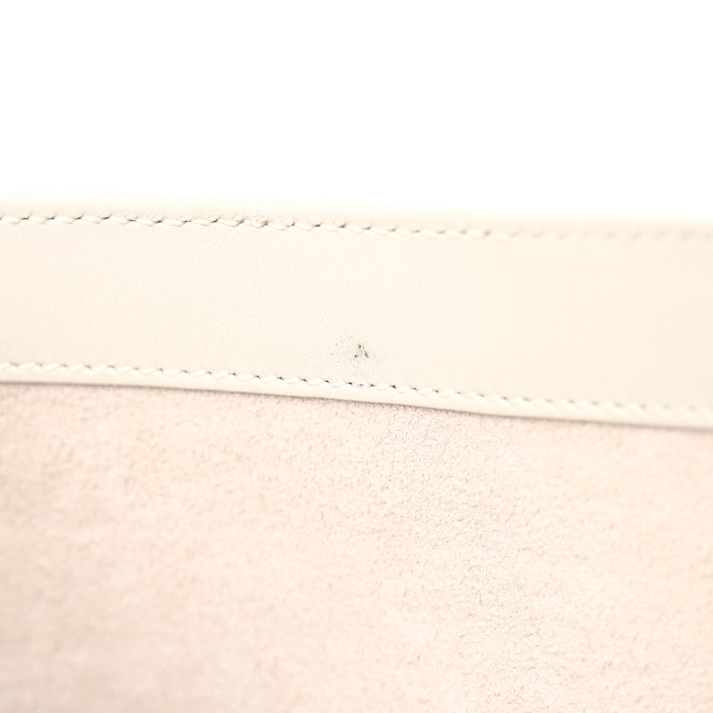 Smooth Calfskin Le 5 A 7 Hobo Blanc Vintage