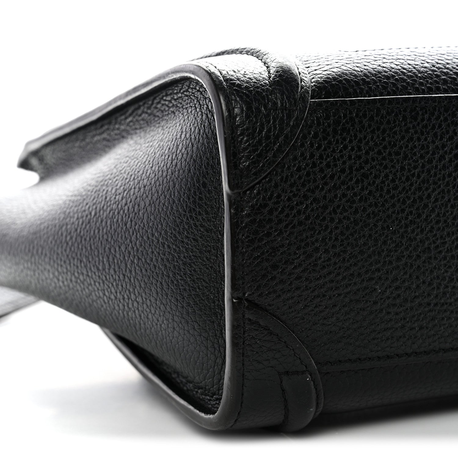 Celine Drummed Calfskin Nano Luggage Black 8 of 13