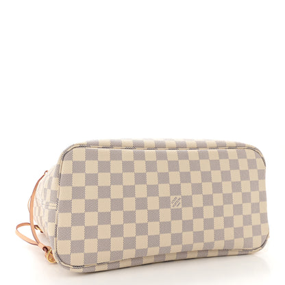 Louis Vuitton Damier Azur Neo Neverfull MM Rose Ballerine 5 of 12