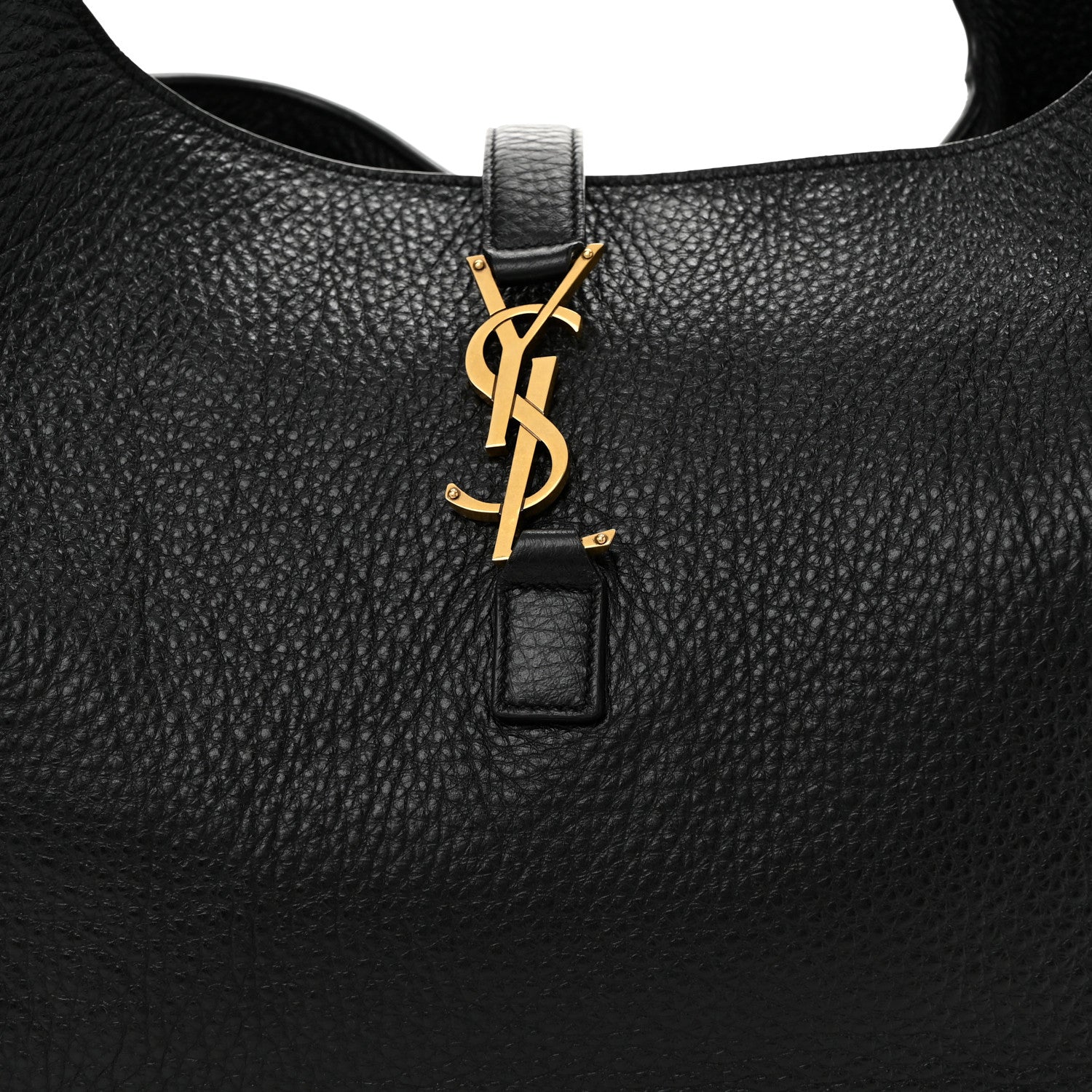 Saint Laurent Grained Deerskin Bea Tote Black 8 of 10
