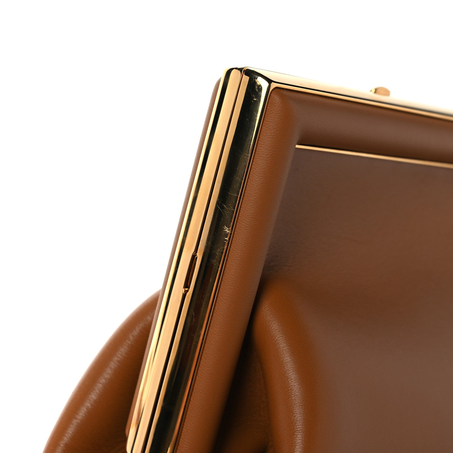Fendi Shiny Nappa Small Fendi First Caramello 9 of 15