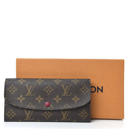 Louis Vuitton Monogram Emilie Wallet Fuchsia 7 of 7