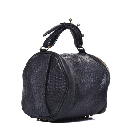Alexander Wang Pebbled Lambskin Angela Pochette Black Antique Brass Hardware 3 of 8