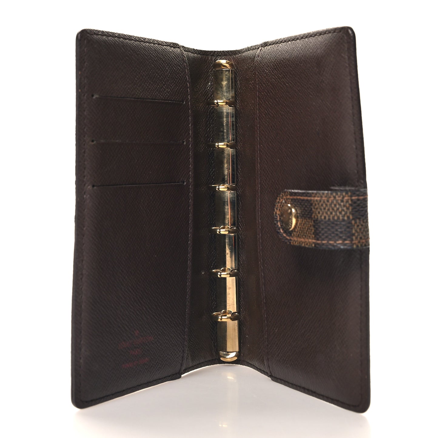 Damier Ebene Small Ring Agenda Cover