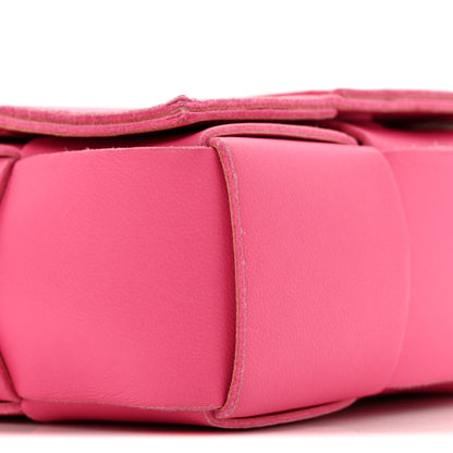 Bottega Veneta Lambskin Maxi Intrecciato Extra Mini Cassette Crossbody Bag Bon Bon 8 of 14