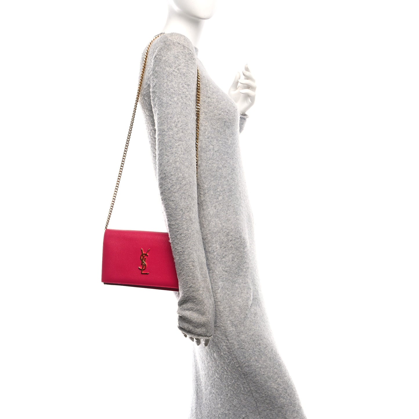 Grain De Poudre Monogram Chain Wallet Bubblegum Bubblegum