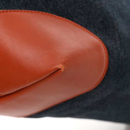 Gucci Denim Calfskin Tote Orange 17 of 17