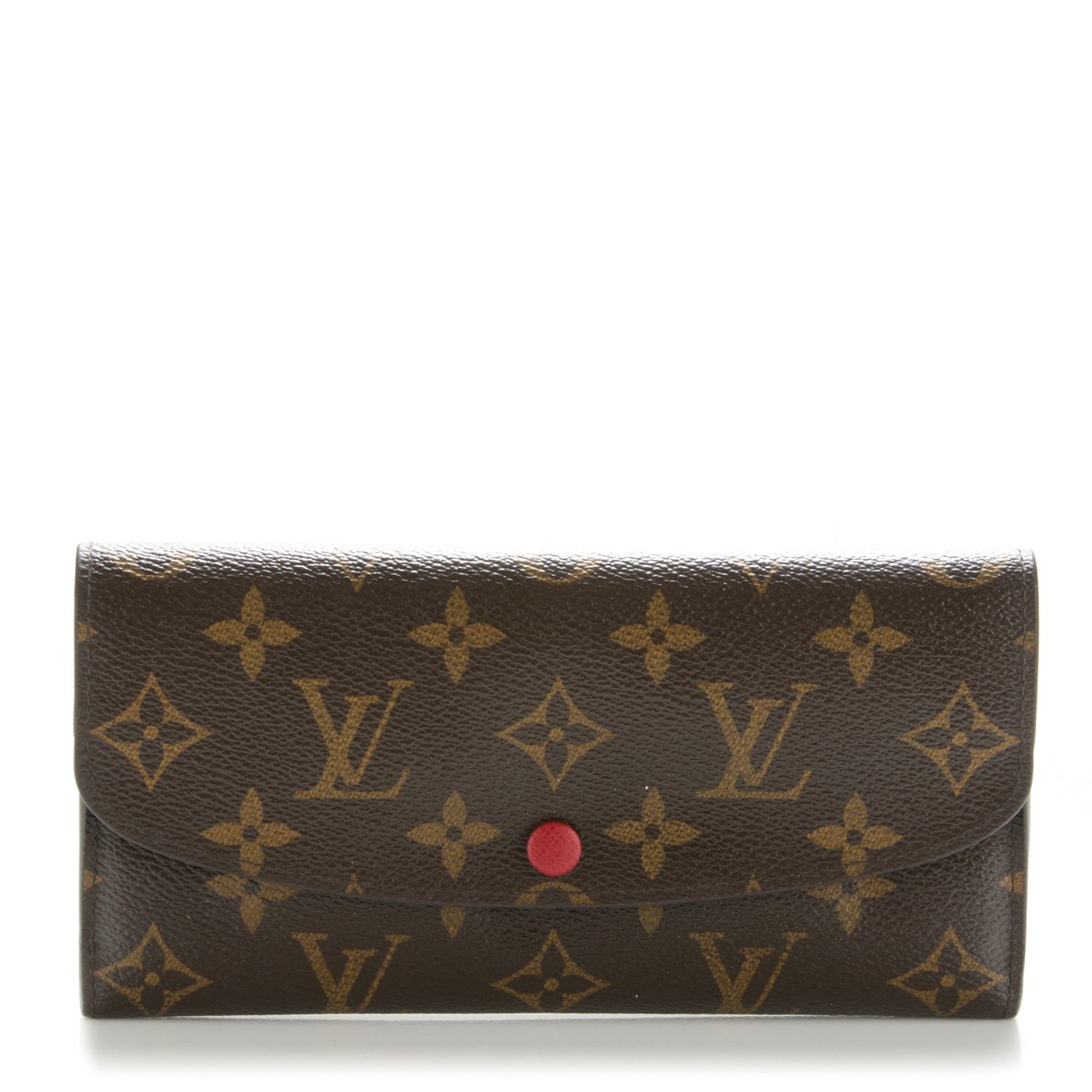 Louis Vuitton Monogram Emilie Wallet Rouge 1 of 7