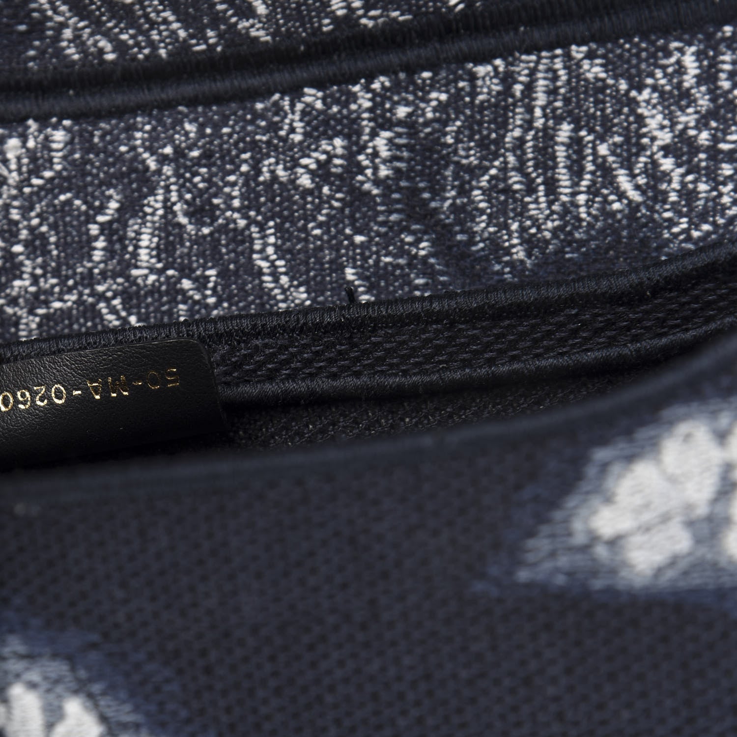 Christian Dior Canvas Tie Dye Saddle Bag Blue Multicolor 7 of 12