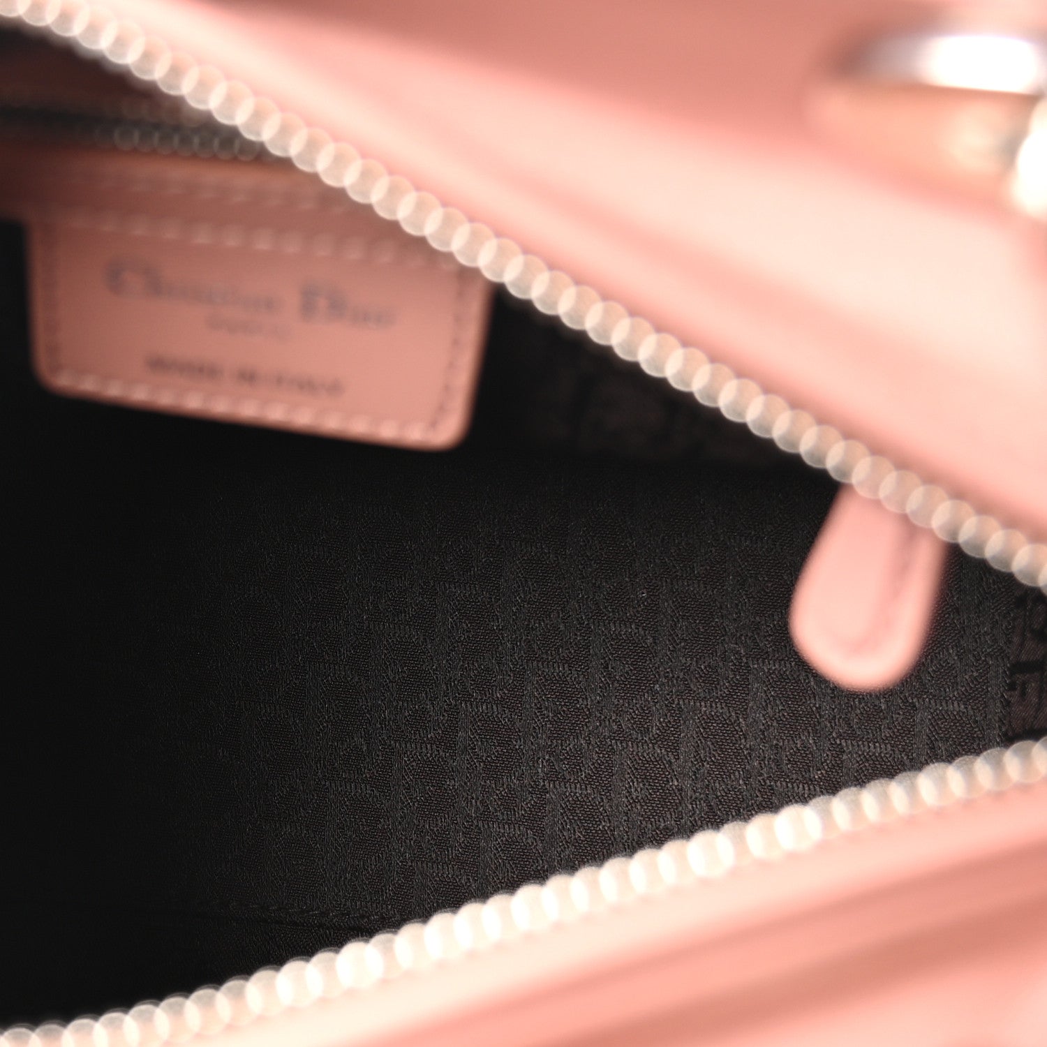 Christian Dior Lambskin Cannage Medium Lady Dior Bois de Rose