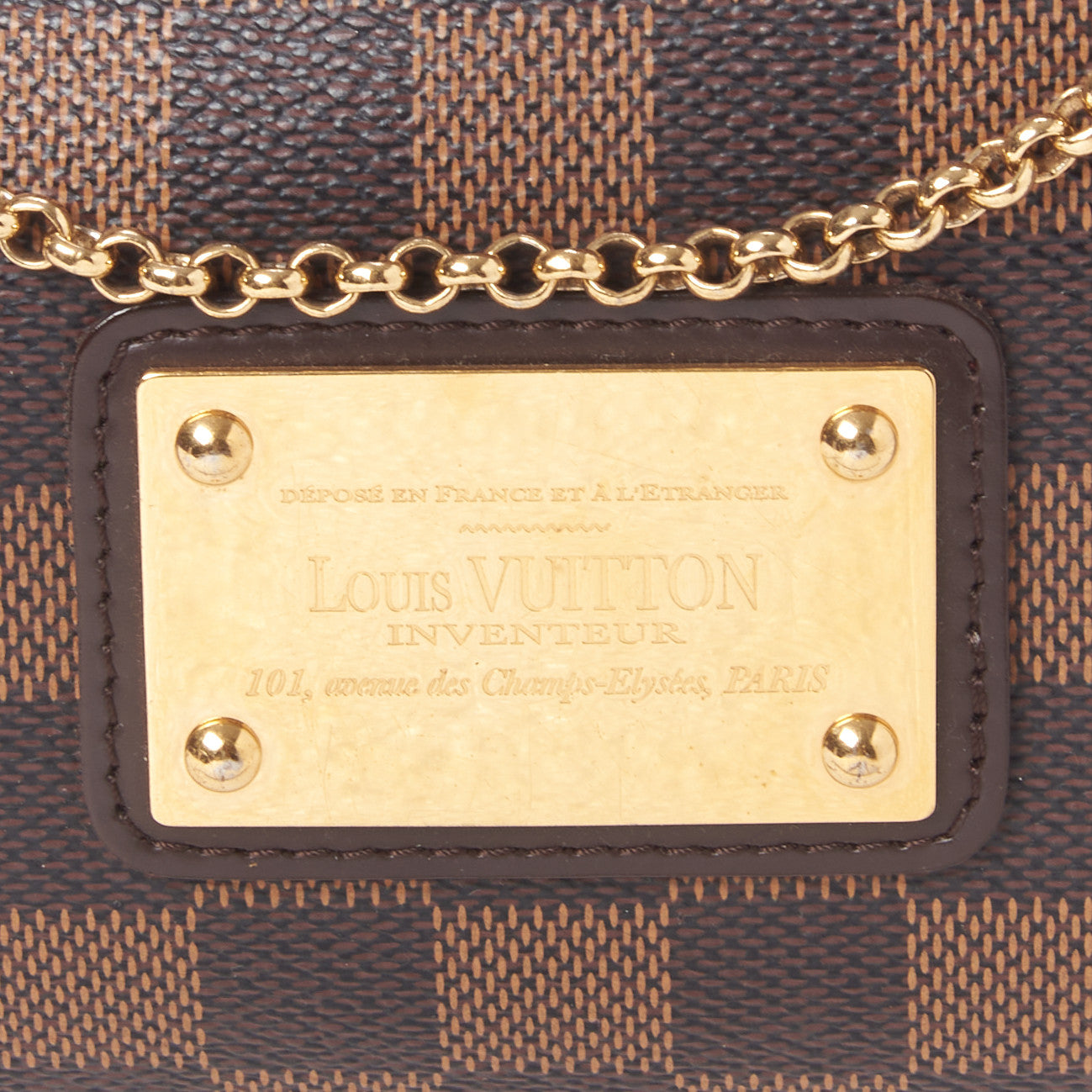 Louis Vuitton Damier Ebene Eva Clutch 7 of 8