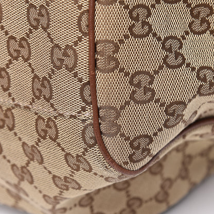 Gucci Monogram Large Sukey Tote Brown 12 of 14