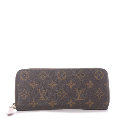 Louis Vuitton Monogram Clemence Wallet Rose Ballerine 1 of 8