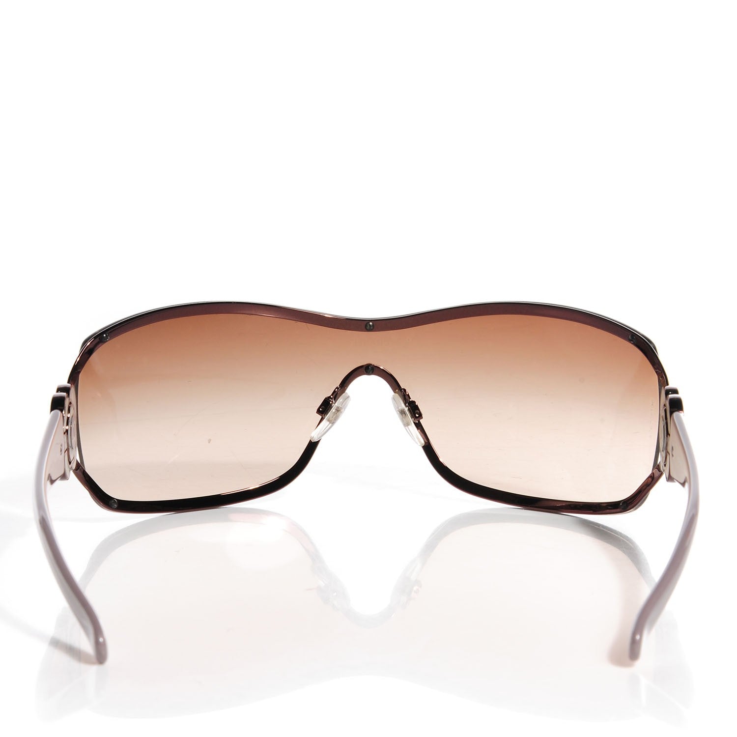 Chanel Swarovski Crystal Camellia CC Sunglasses 4164-B Bronze 7 of 7