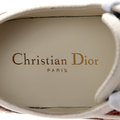 Christian Dior Canvas Jardin Botanique Embroidered Womens Walk'N'Dior Low Top Sneakers 36 Black Multicolor 7 of 9