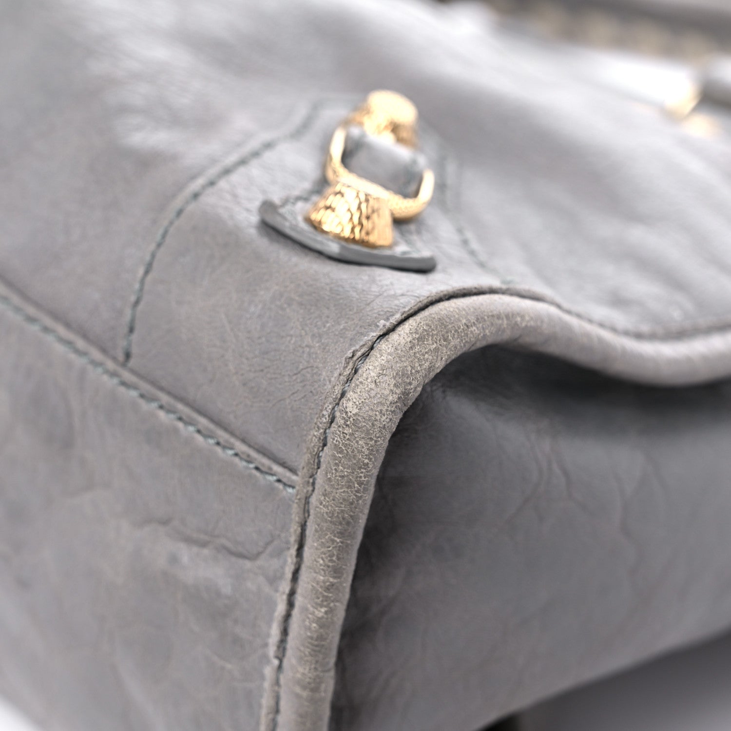Balenciaga Agneau Giant 12 Gold Hardware City Gris Pyrite 9 of 27