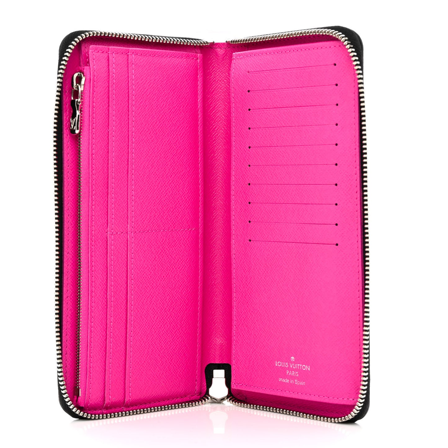 Taigarama Vertical Zippy Wallet Fuchsia