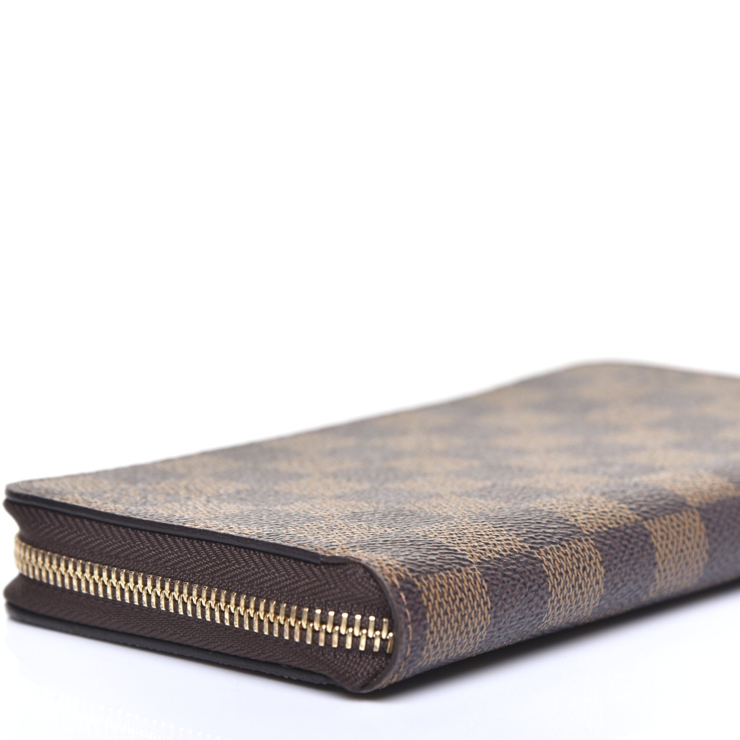 Damier Ebene Zippy Wallet Rose Ballerine