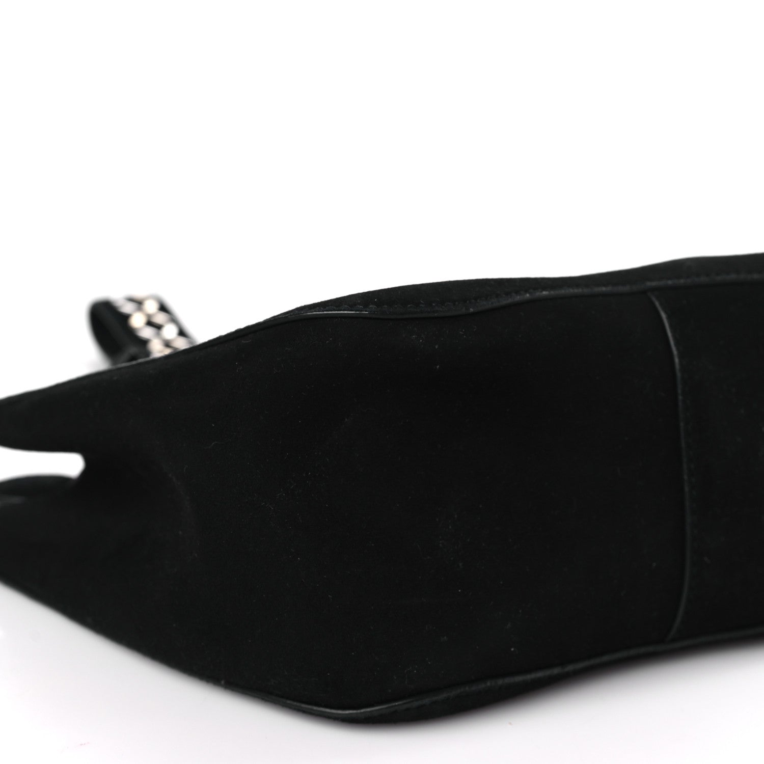 Alaia Suede Petal Embellished Rose-Marie 19 Bag Black 7 of 8